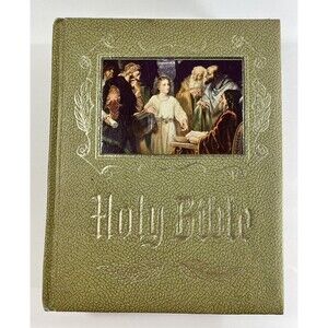 1971 Holy Bible Family Heirloom Blank Master Reference Edition Red Letter